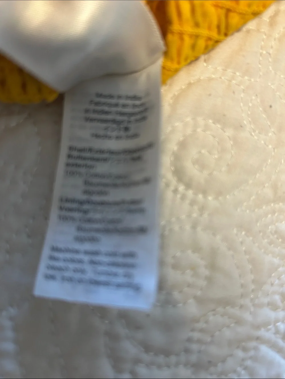 J. Crew Sunny Block Print Yellow Mermaid Style Size 00